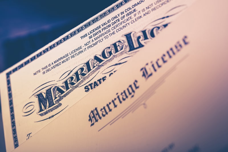 Así puede obtener una licencia de matrimonio en USA