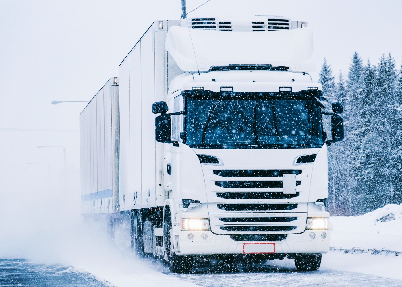 Consejos para prevenir accidentes de camiones en invierno