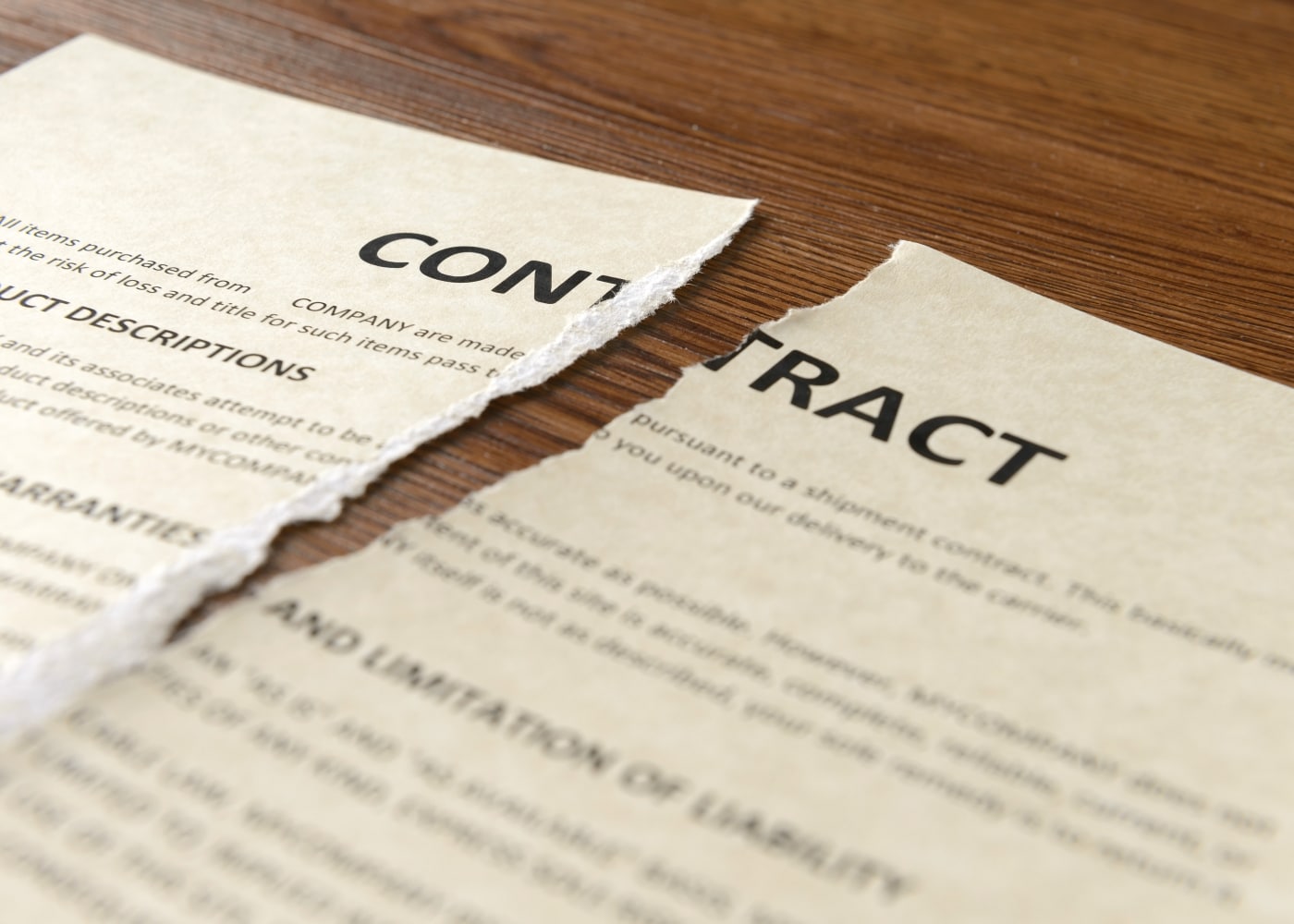 Lo que debe saber sobre incumplimiento de contratos